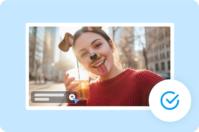Interfaz fácil de usar para aplicar filtros faciales