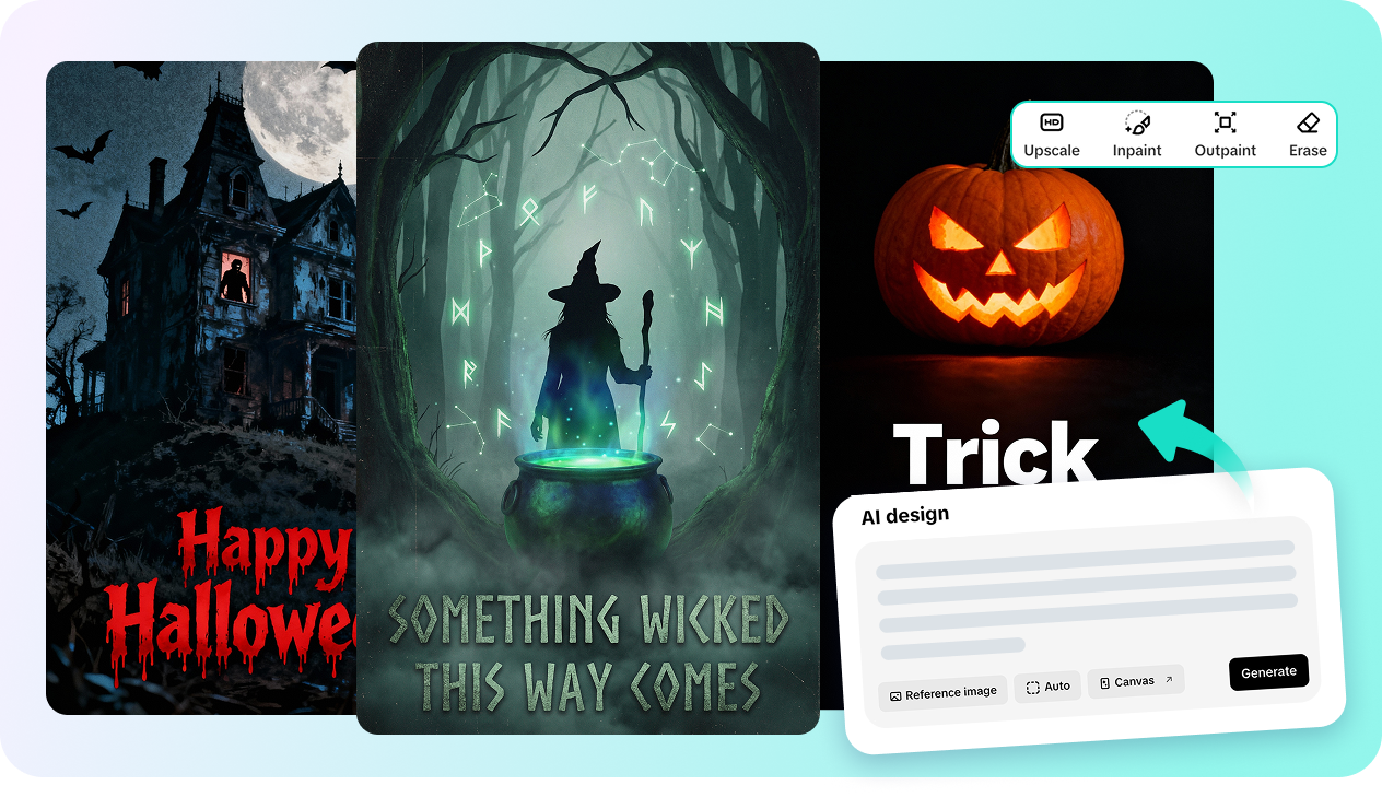 Halloween poster maker