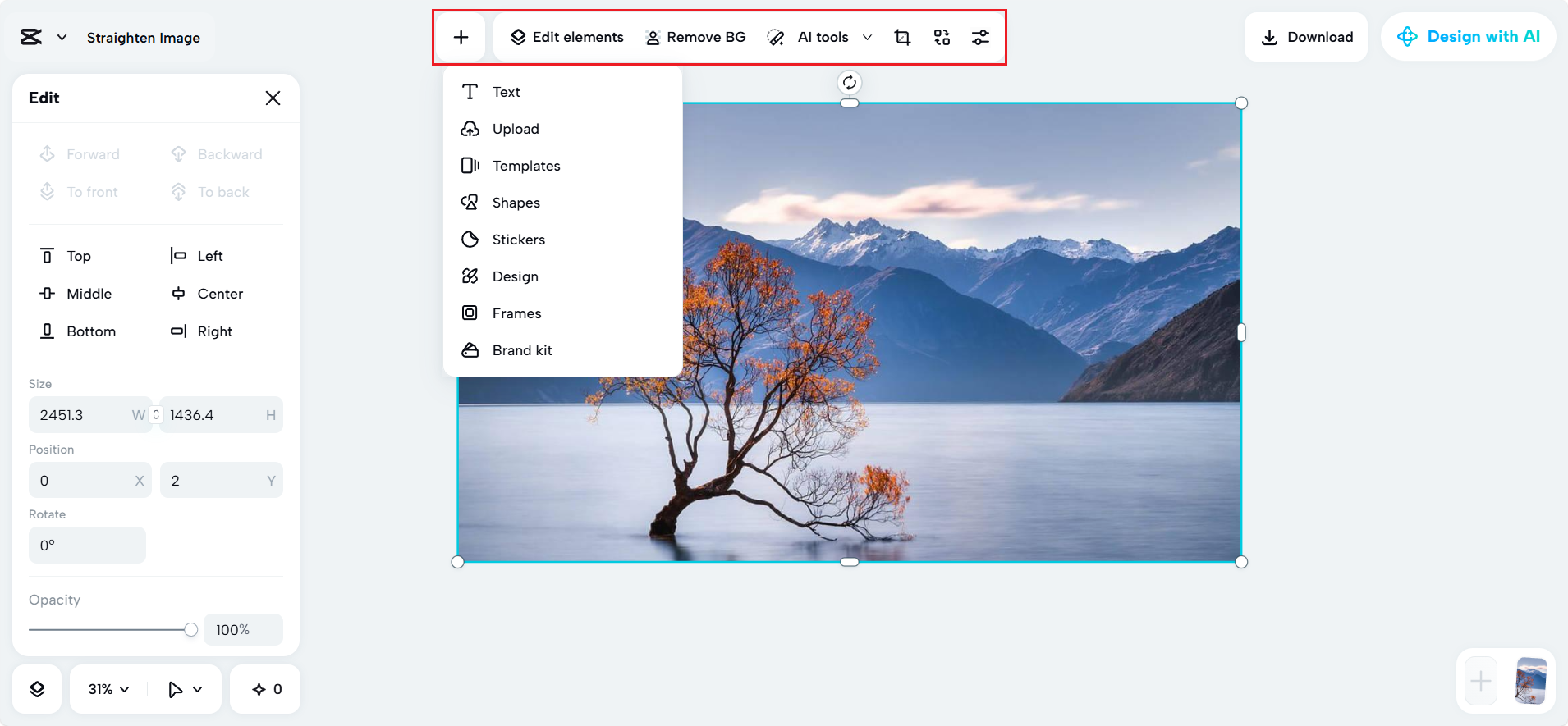 Dolaďte a zobrazte náhled svého výsledku