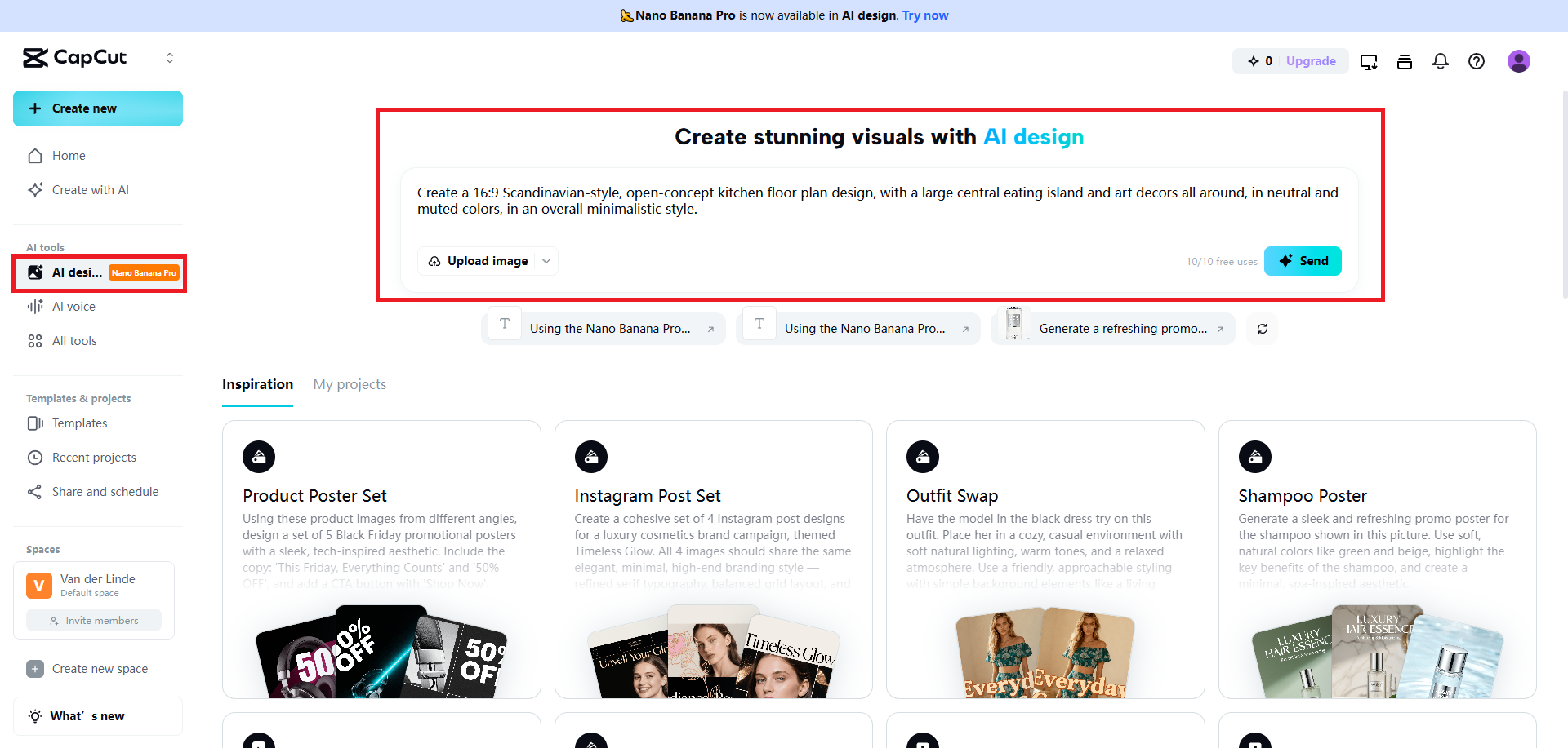Enter your floor design creation prompt