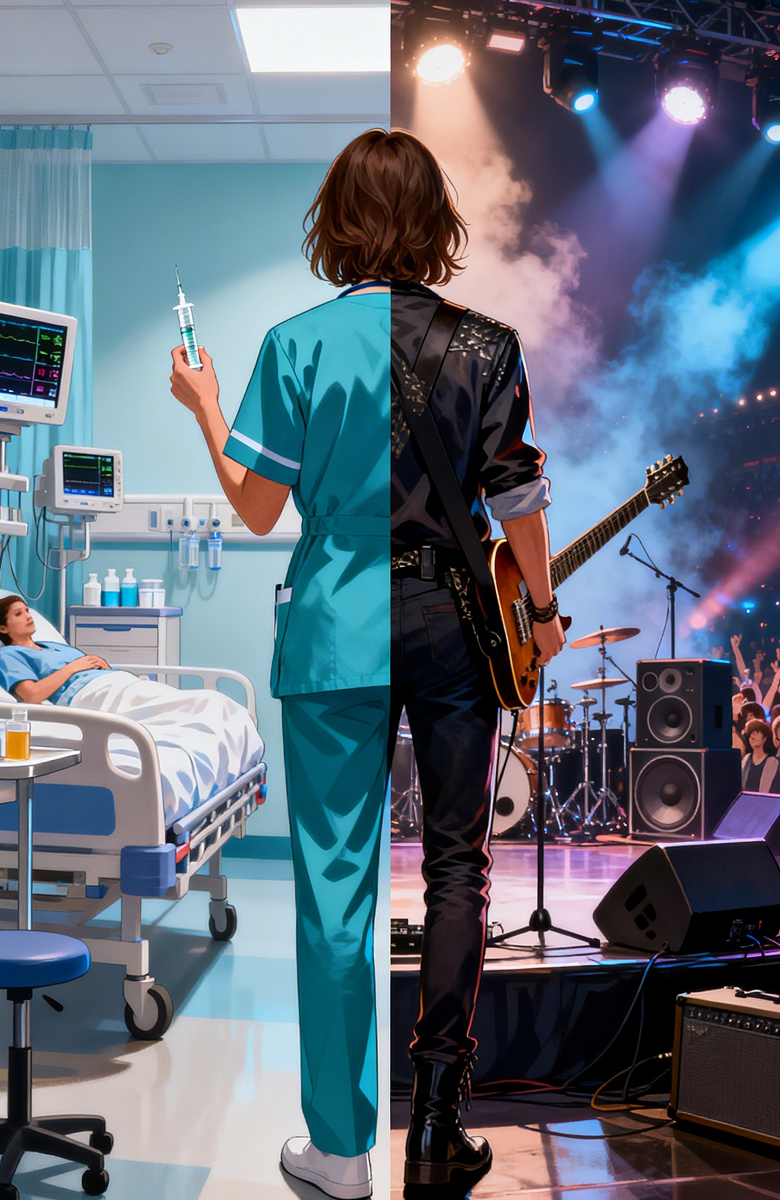 half half ai job trend background 