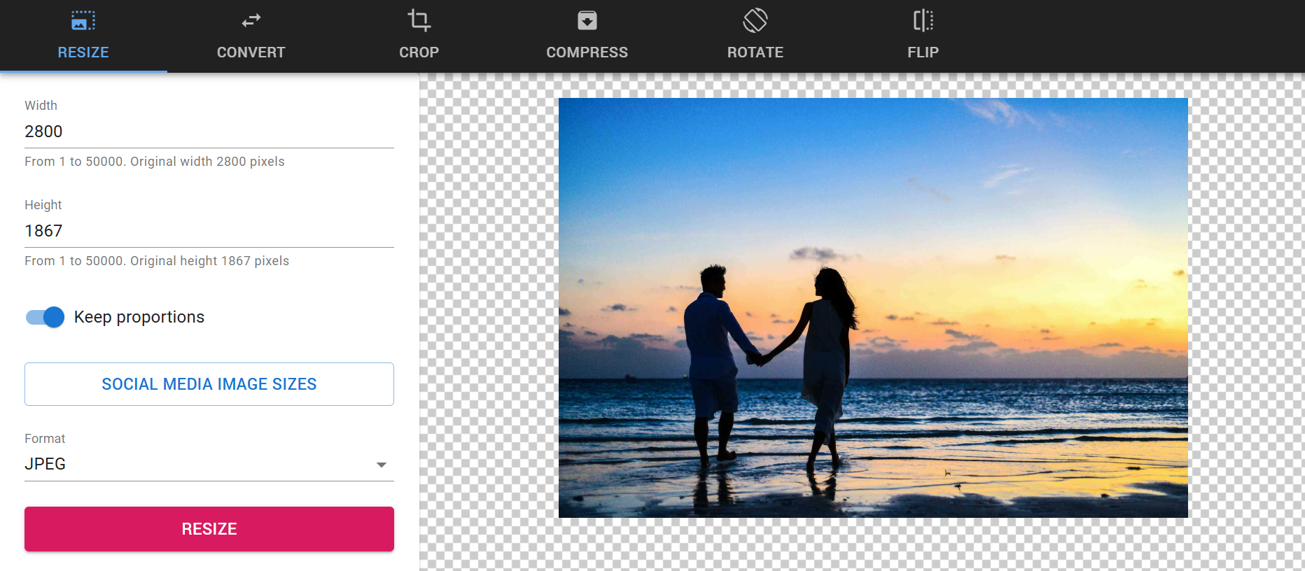 Interface do PhotoUtils