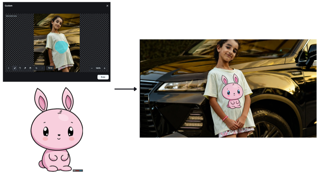 Dreaminaのインタラクティブ編集機能