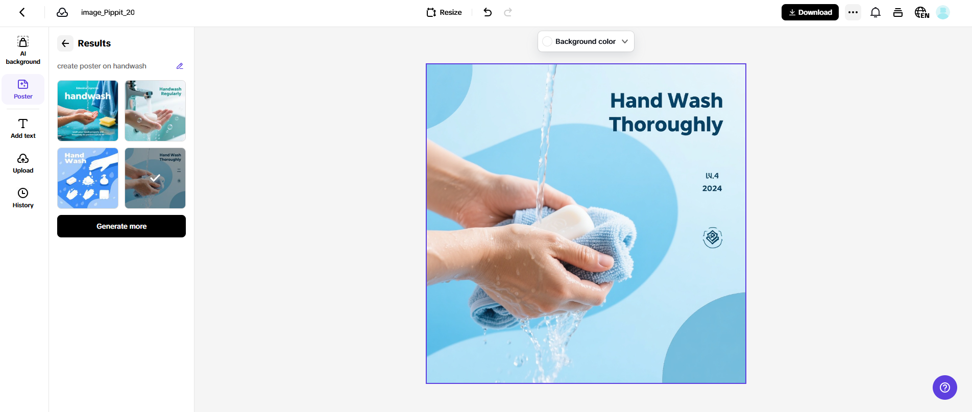 Customize your poster