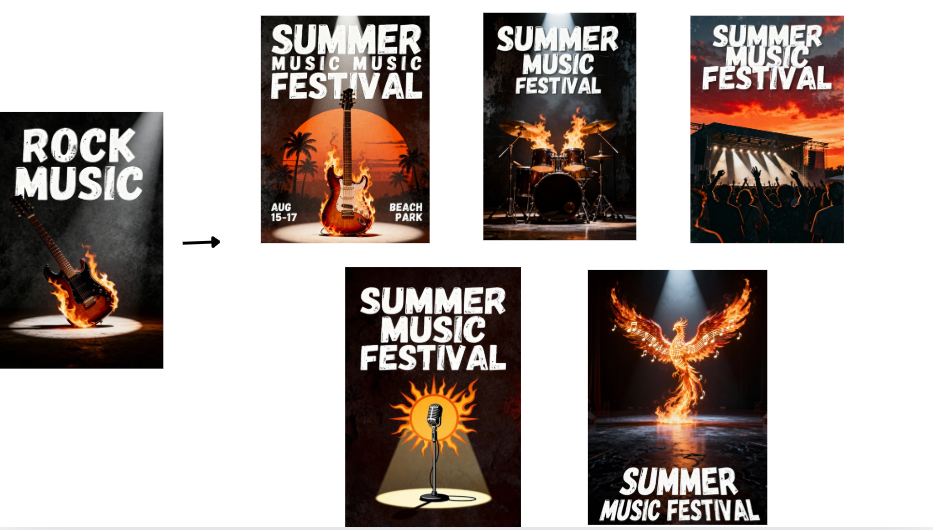 Creative extension feature in Dreamina