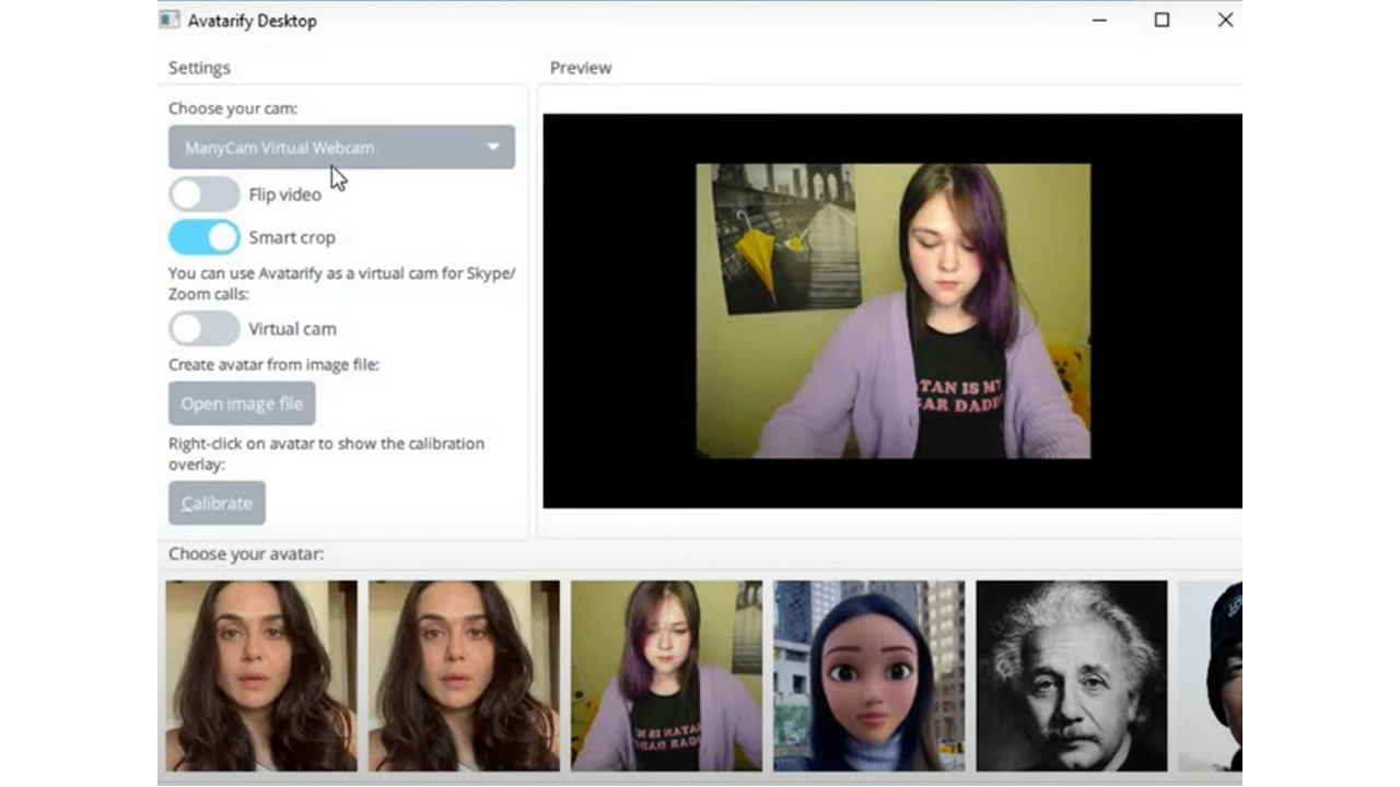 Using Avatrify for creating AI avatars