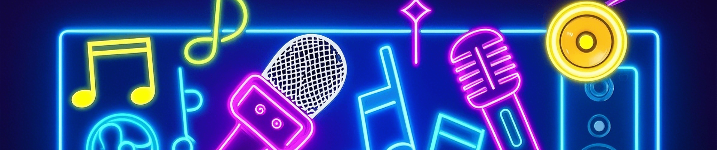 Banner ng pop ng musika