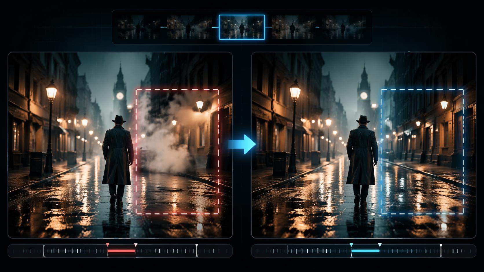 Perbaiki Satu Bagian dari prompt ulasan AI Video Timeline