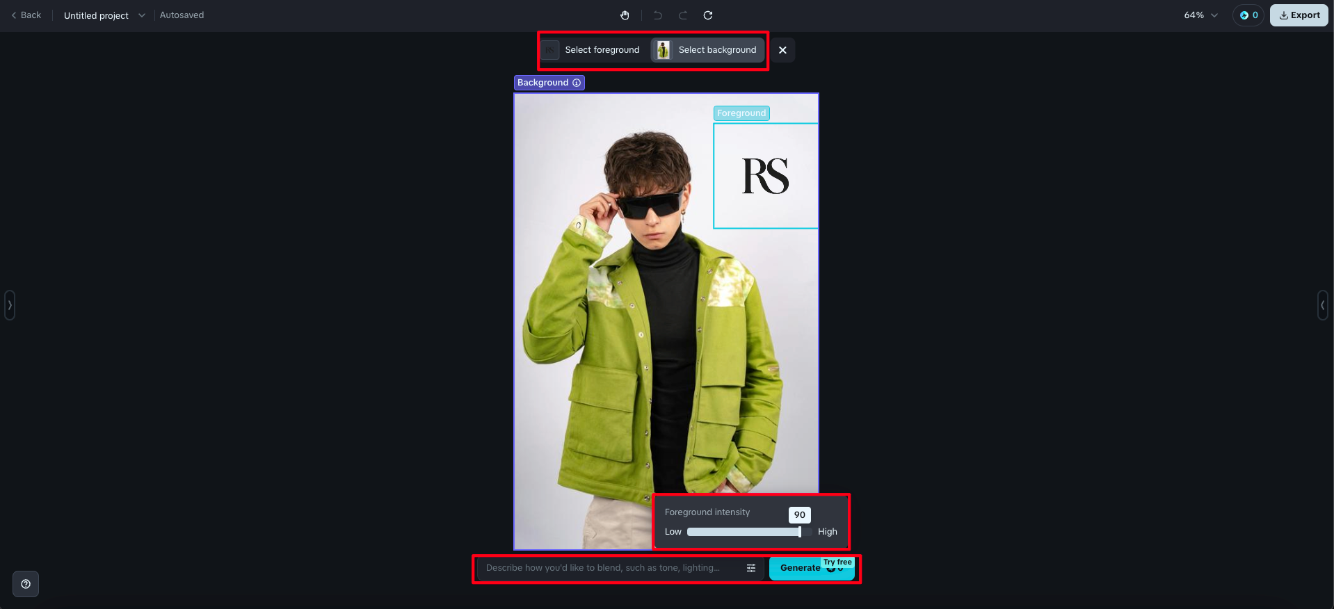 insert logo on picture for free