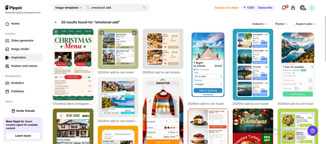 Naaangkop na mga template