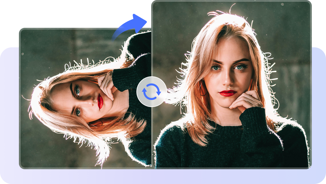 One-click rotate image using CapCut