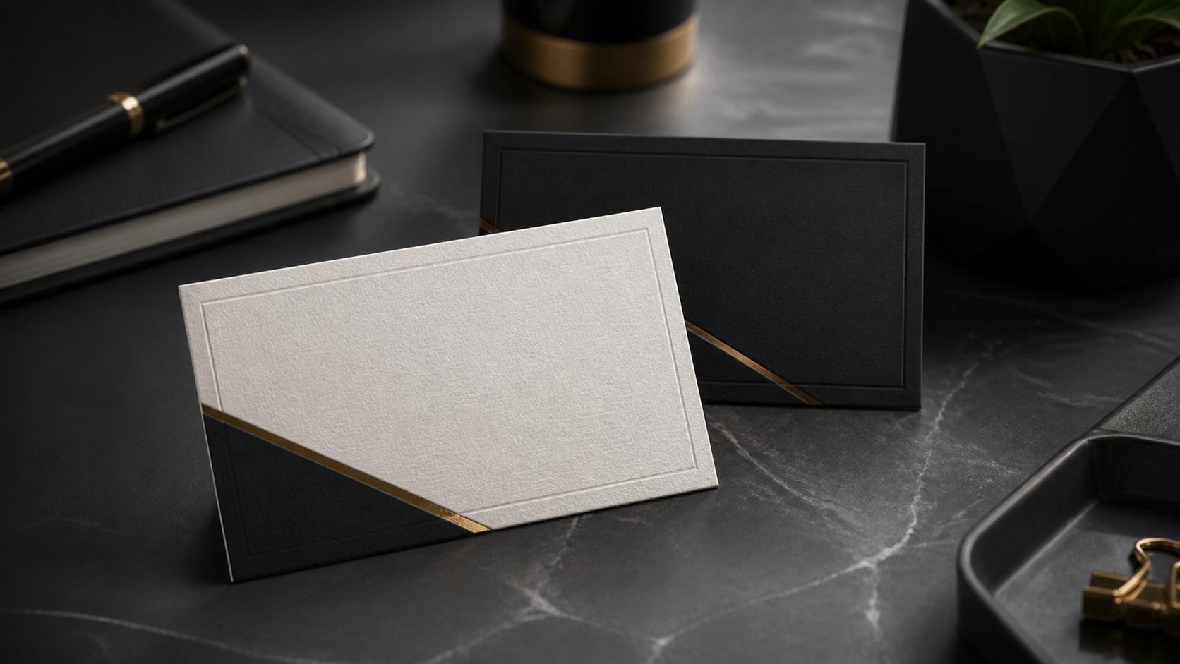 Business Card Design Online example created for Dreamina