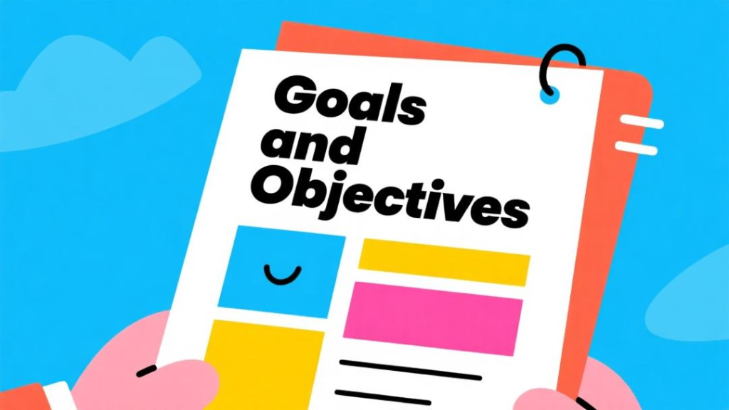 Know your goals and objectives