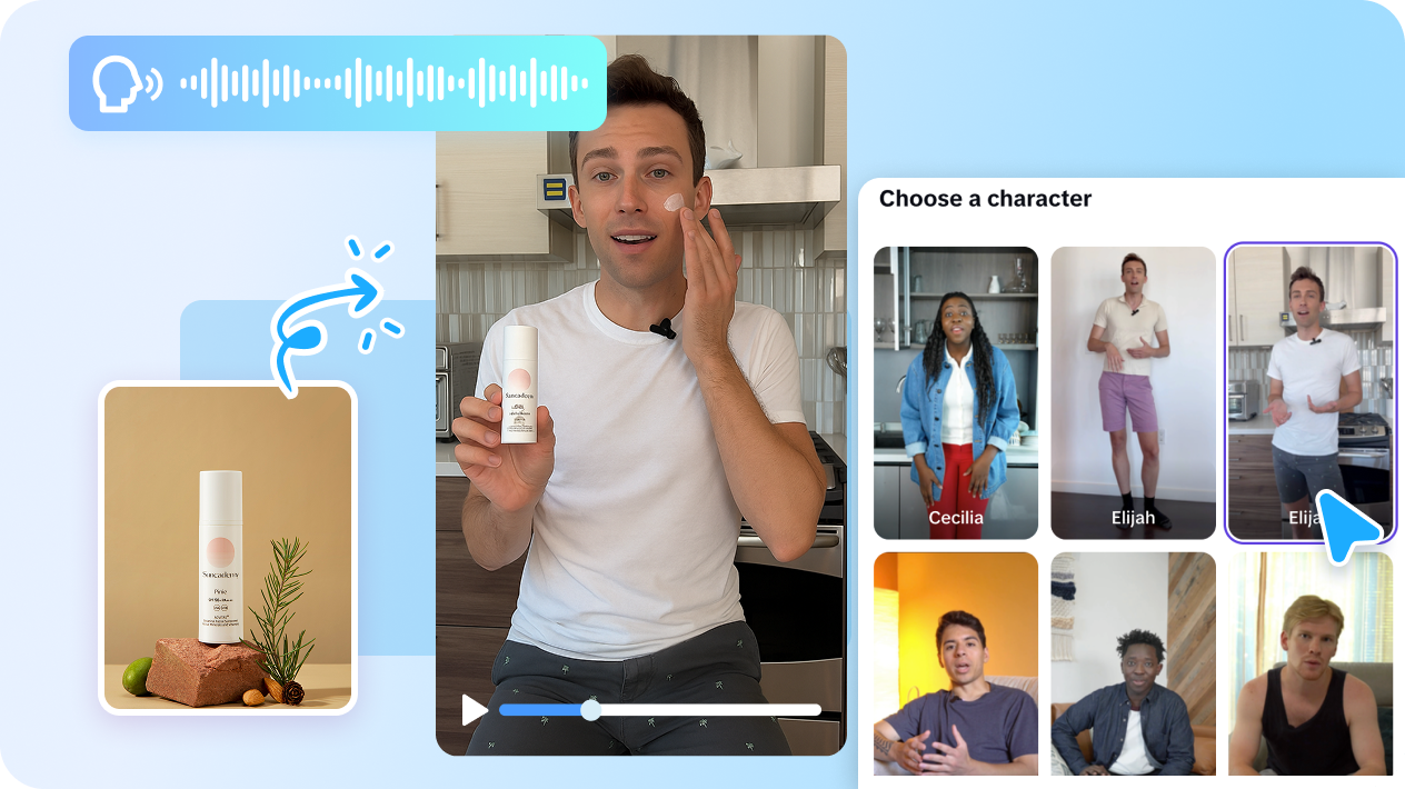 Myriad characters to choose from