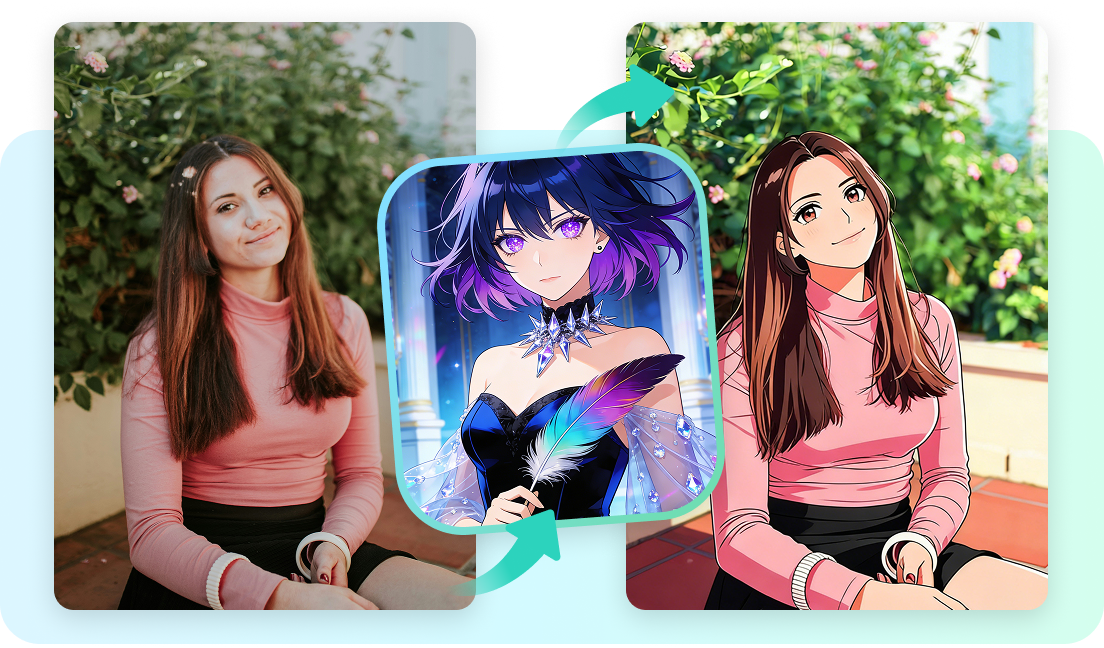 Transfer video style to video with AI models