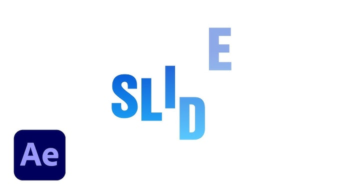 Slide in text effect in Alight Motion