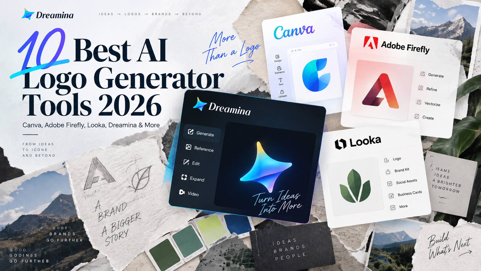 10 Best AI Logo Generator Tools 2026: Canva, Adobe Firefly, Looka, Dreamina & More