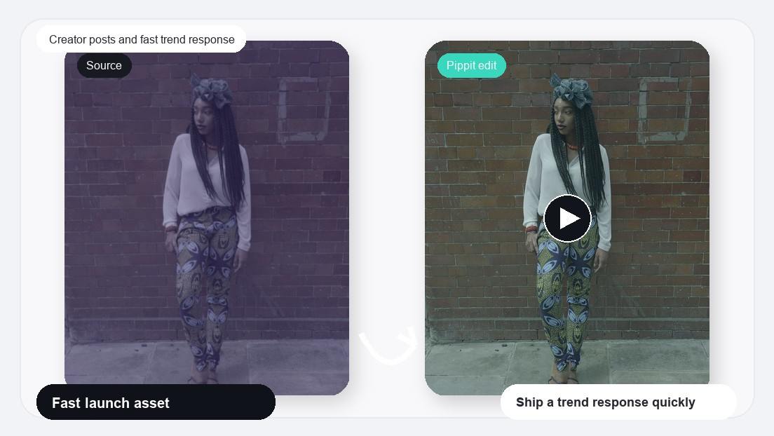 From This To This Transition Video Maker realistic image for creator posts and fast trend response
