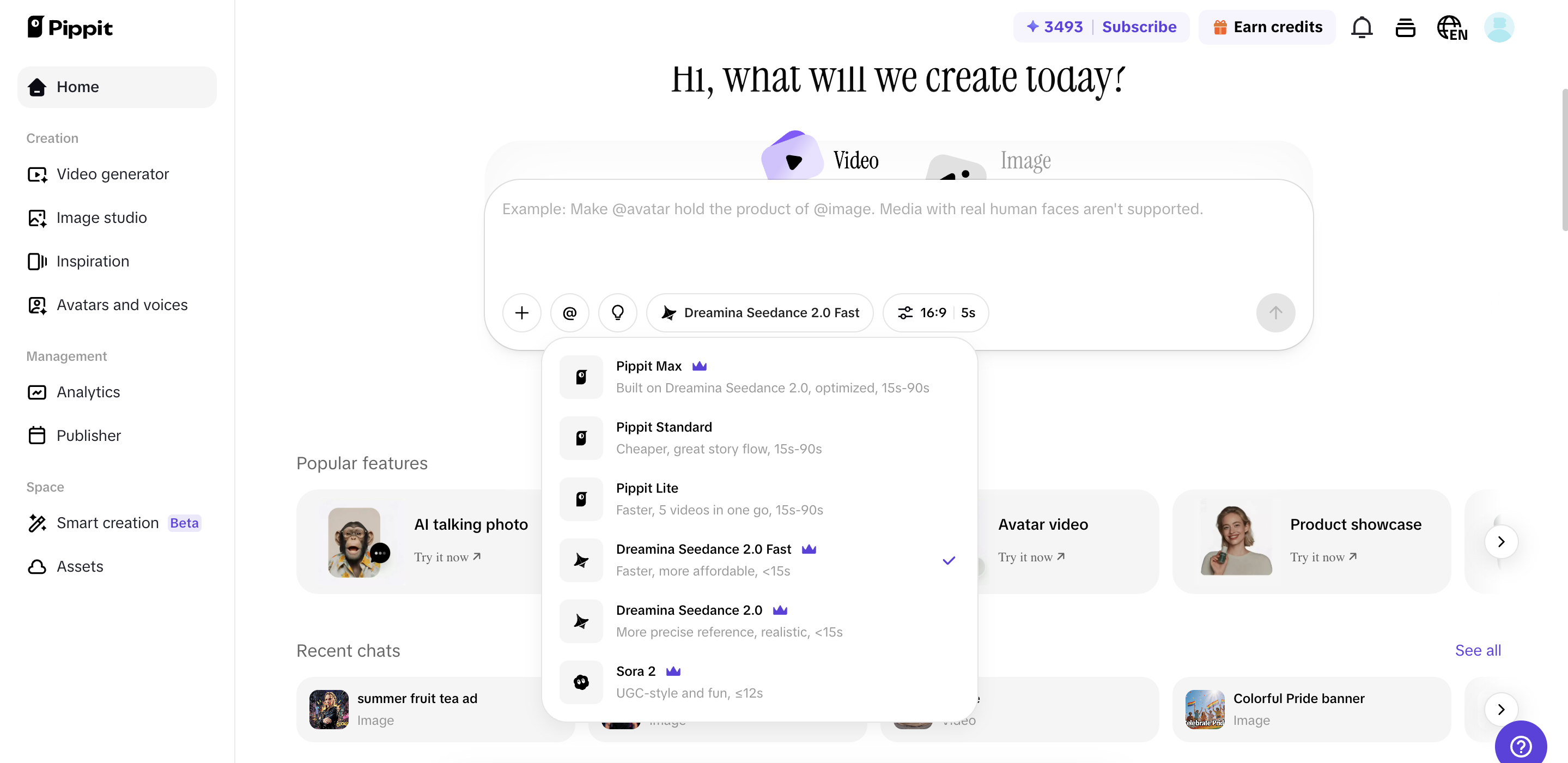 AI models for video generation