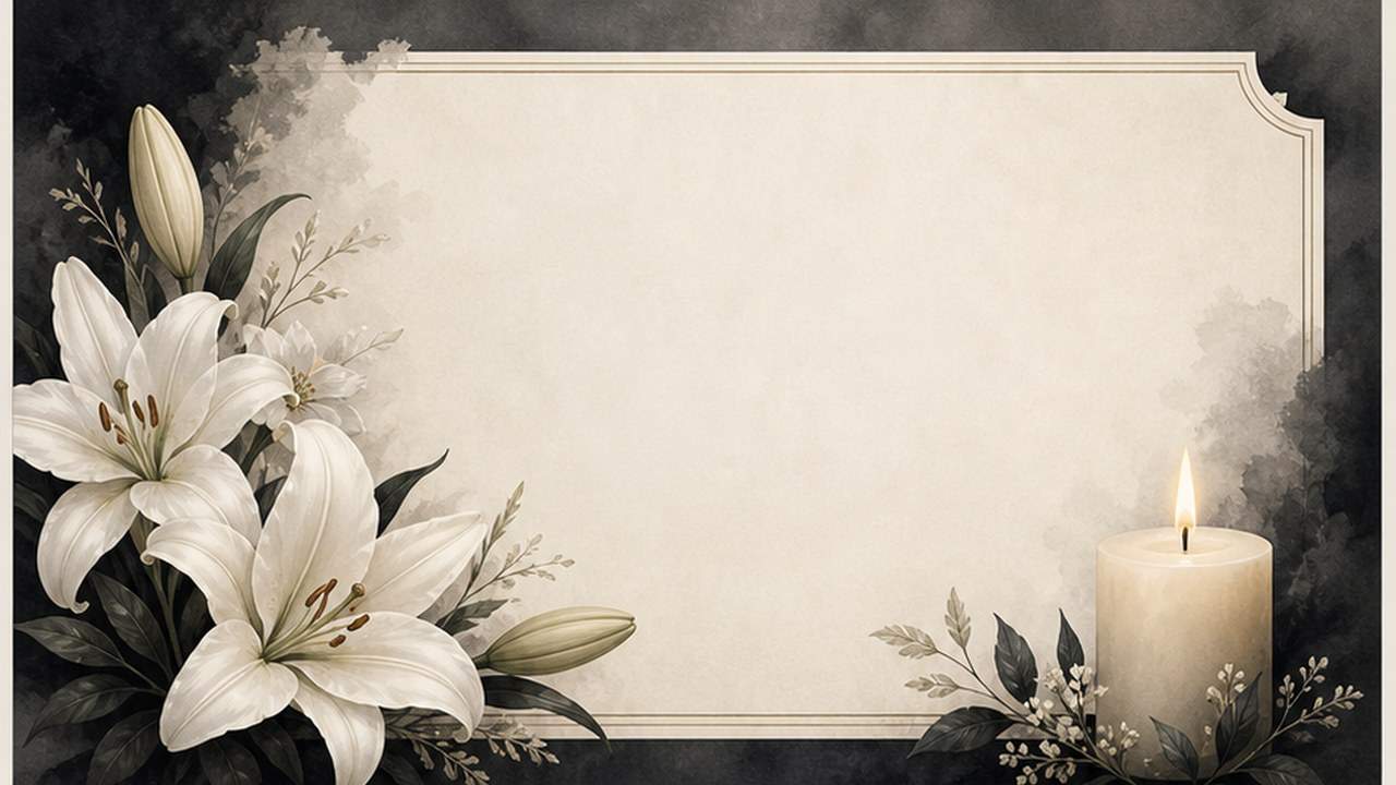 Funeral Invitation Maker prompt result 1