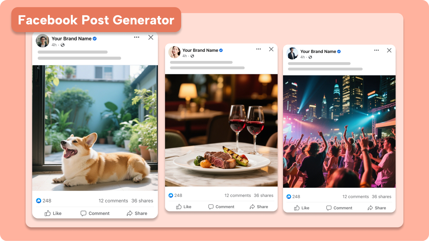 facebook post generator