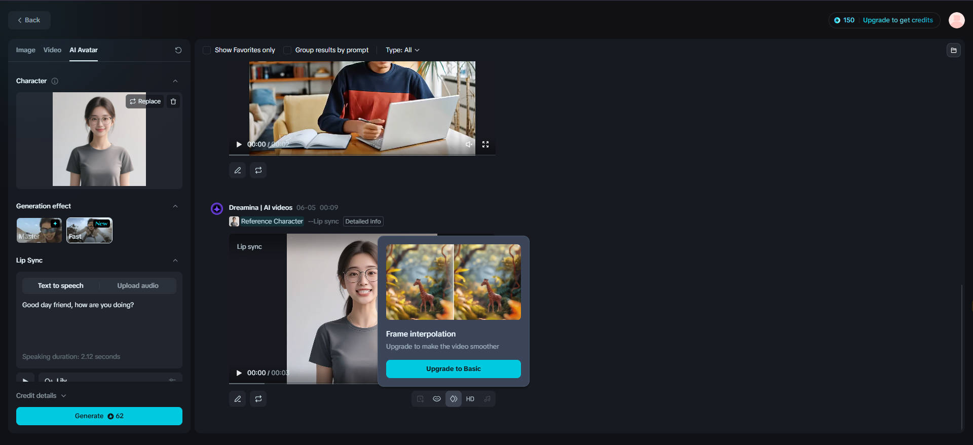 Interpolación de marcos