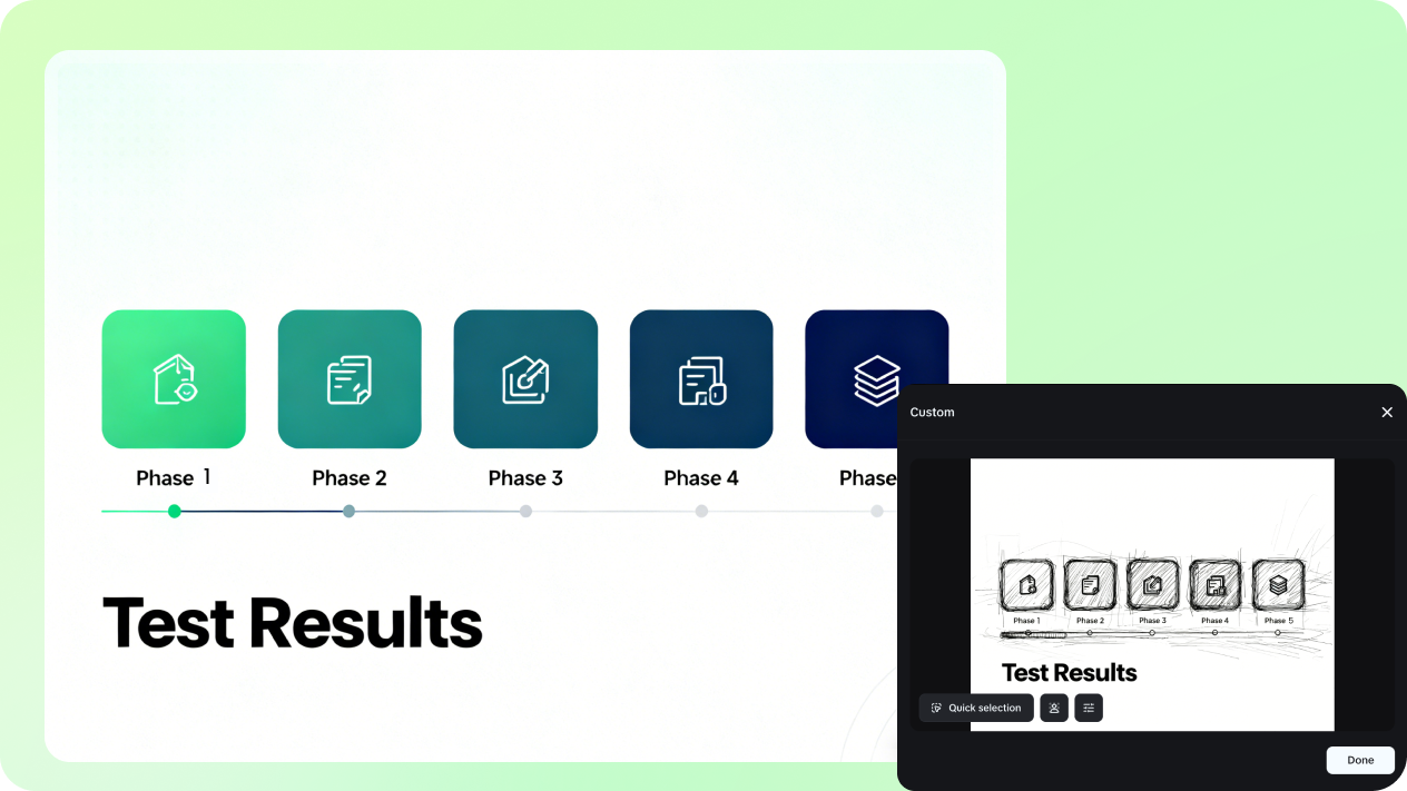 business plan with image