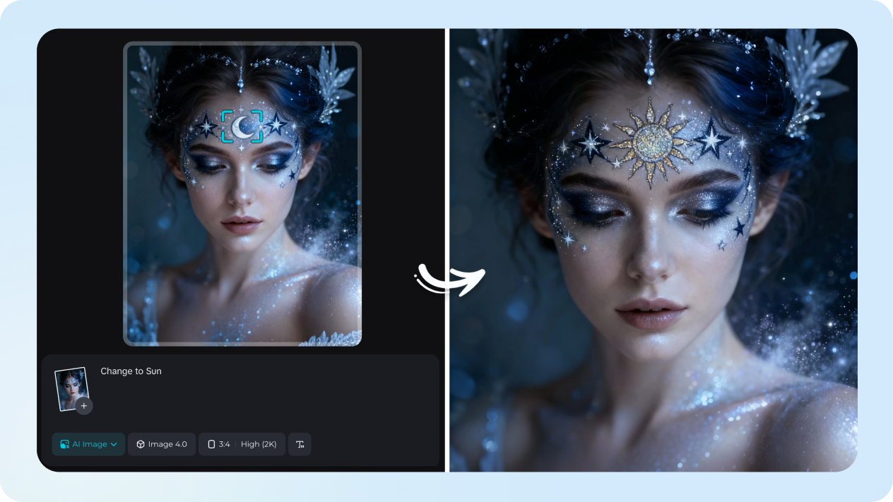 refine with interactive editing