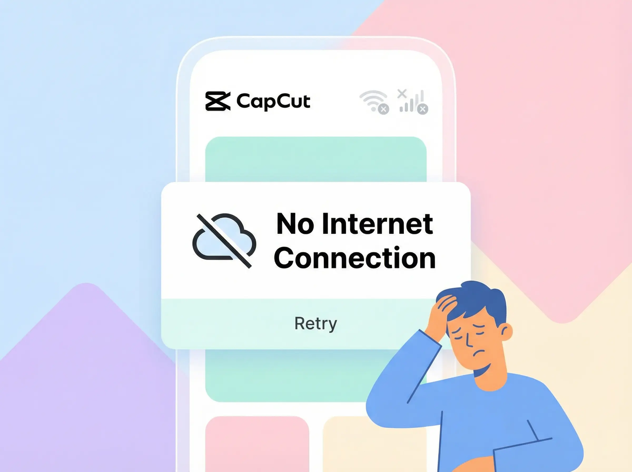 Sem conexão com a internet