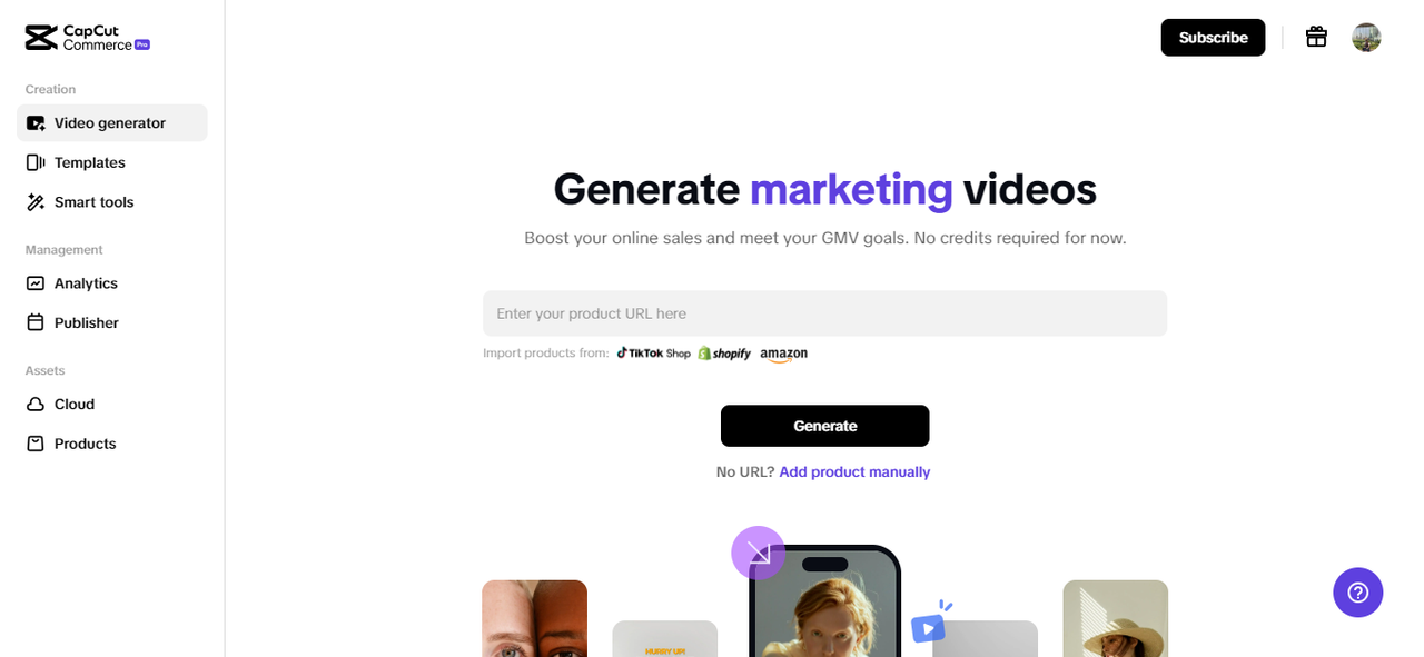 Generar video publicitario