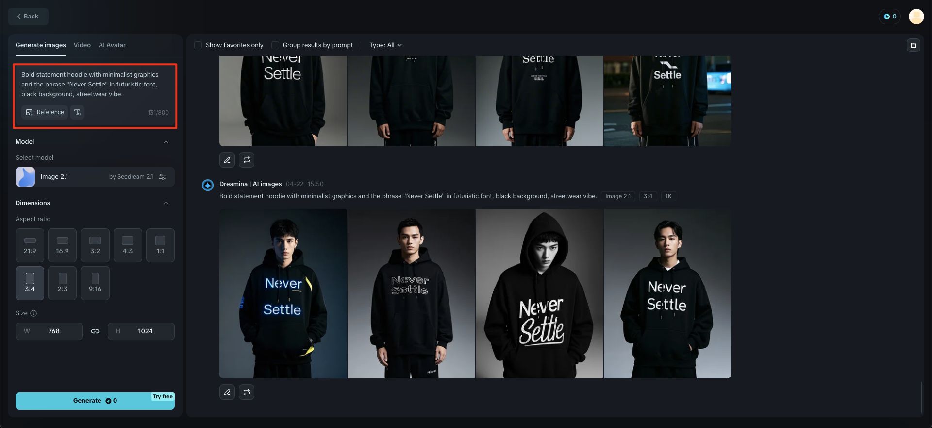 Merch maker de graça