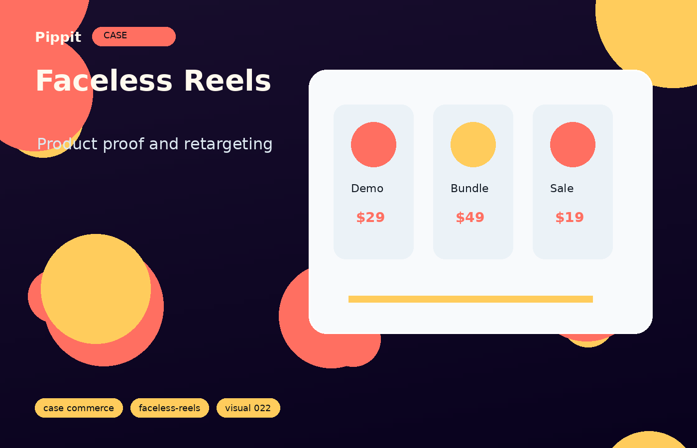 faceless reels ecommerce storytelling example