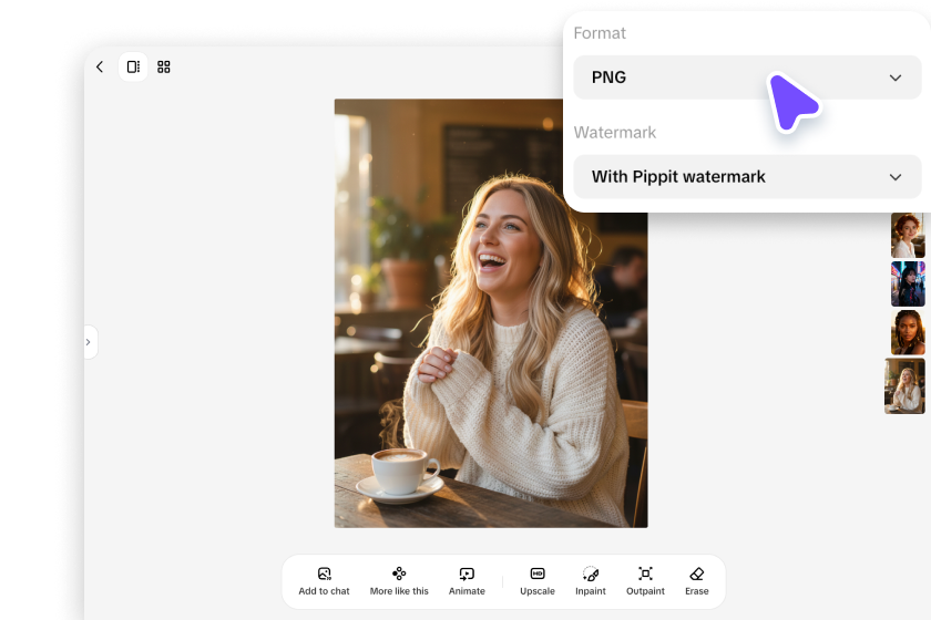 Export and share