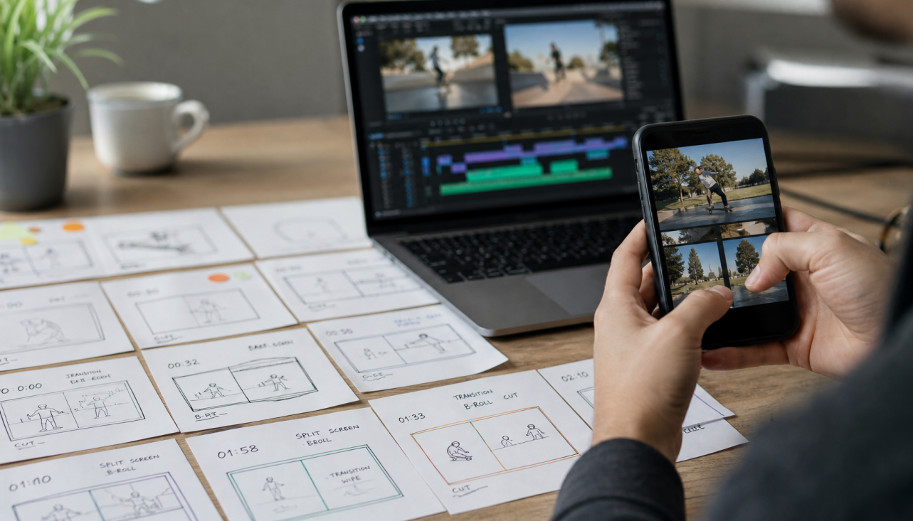 How to Create Split Screen Effects for Multi-Frame Video Compositions