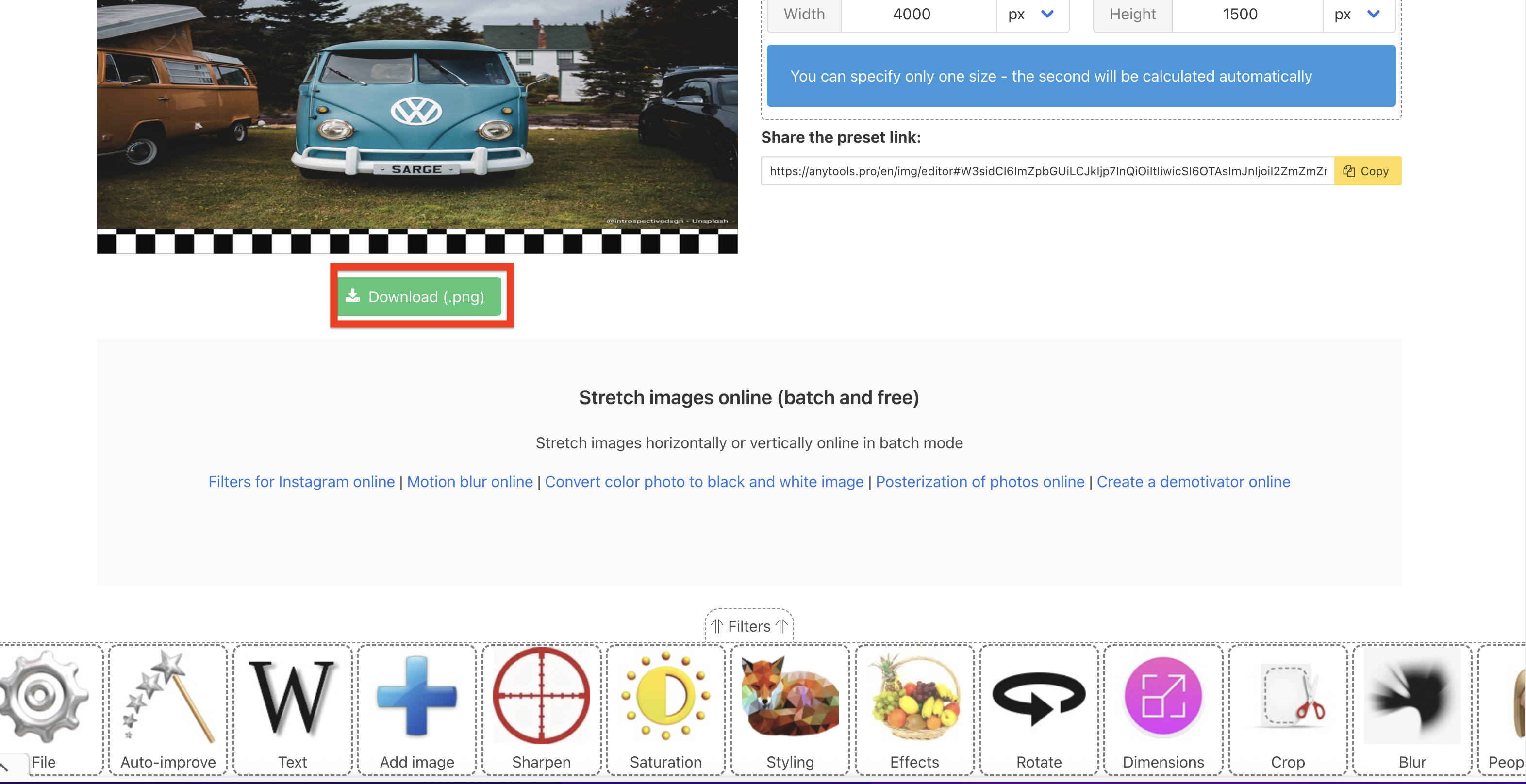 Laden Sie das gestreckte Bild herunter