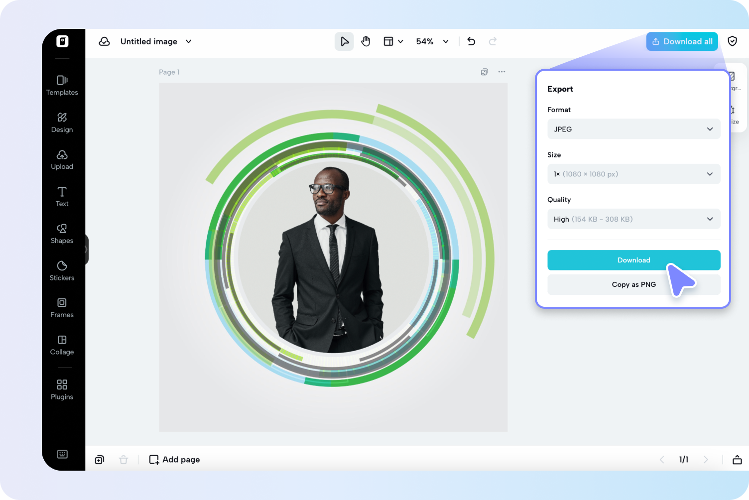 Скачайте фотографию.