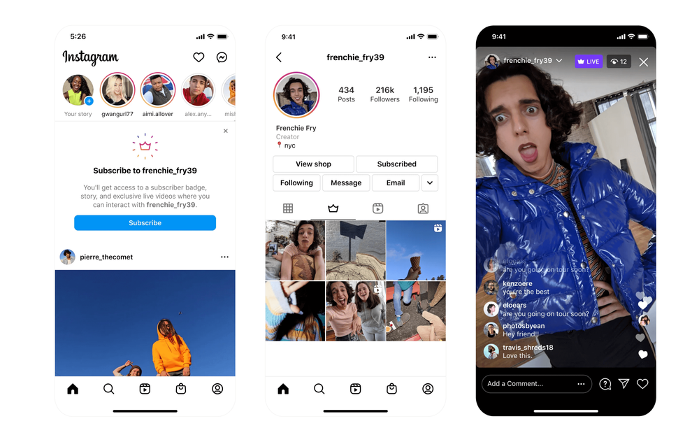 Offer exclusive content with Instagram subscriptions