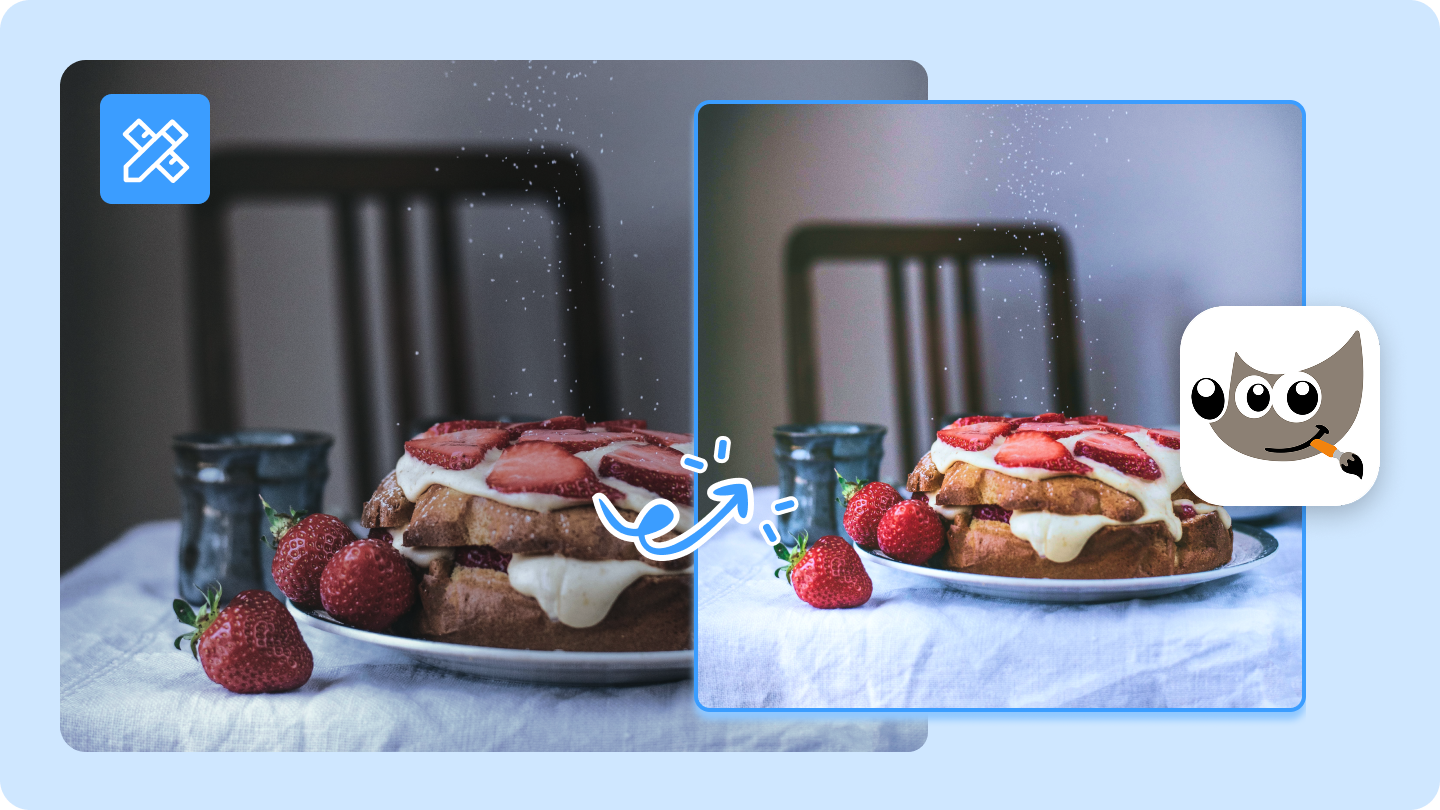 GIMP photo editing