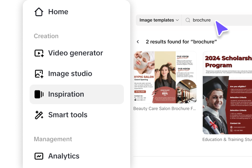 在線製作您自己的小冊子