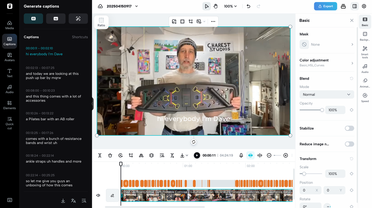 Advanced AI editing tools