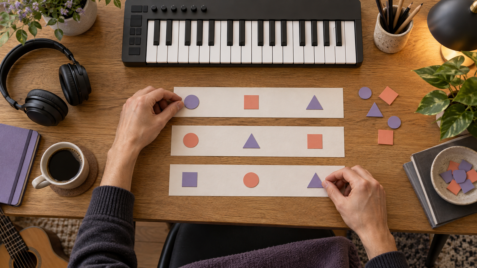 Editing Music for a 30-Second Video: Build a Small, Complete Arc — conceptual editorial illustration