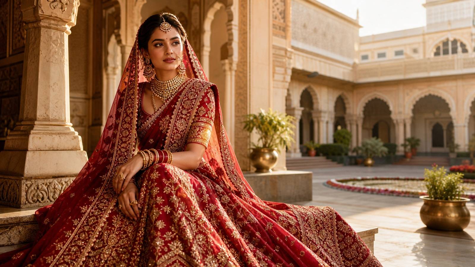 Prompt Seen Dulhan example created for Dreamina