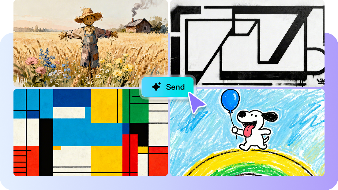 Generate random doodles with various styles