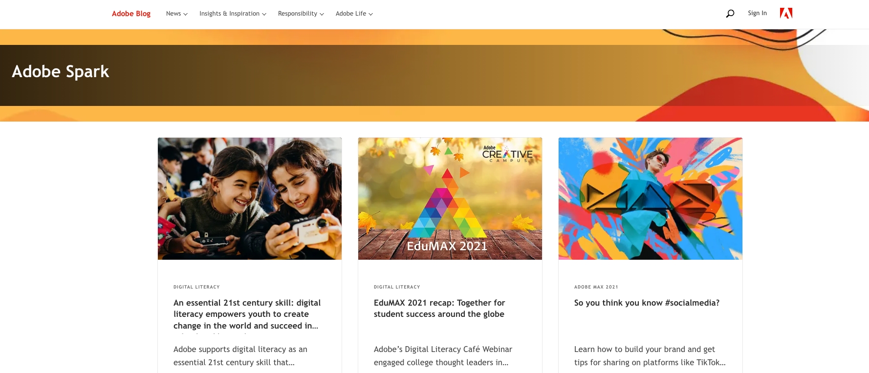 Adobe Spark