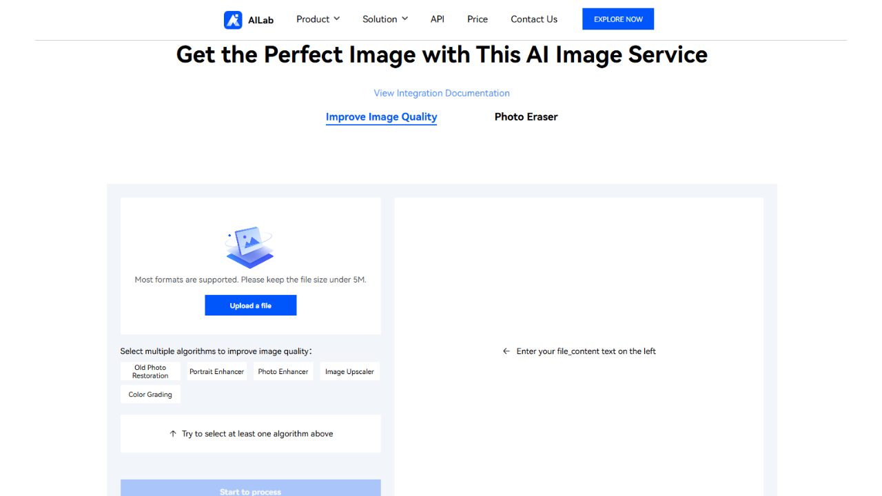 Wondershare AI Lab image tools