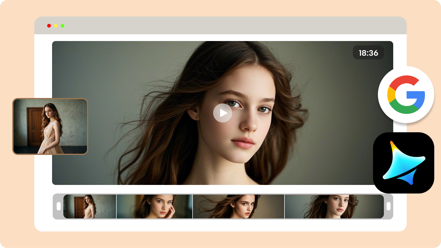 Google photos to video