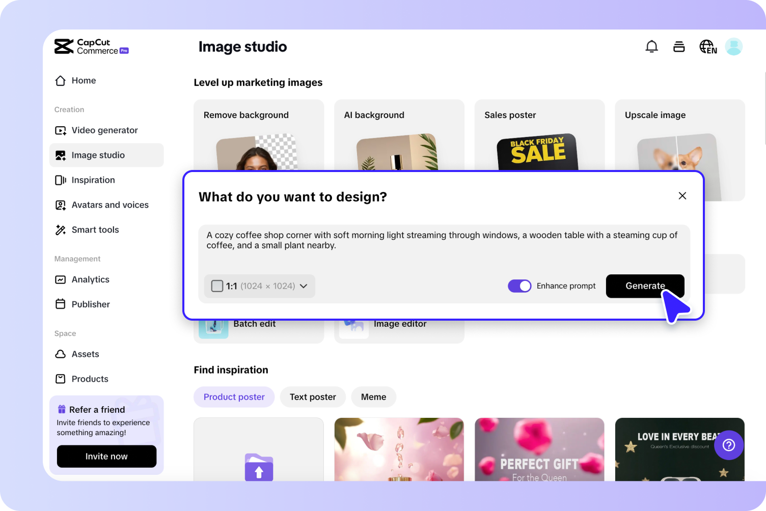 Створити зображення за допомогою AI