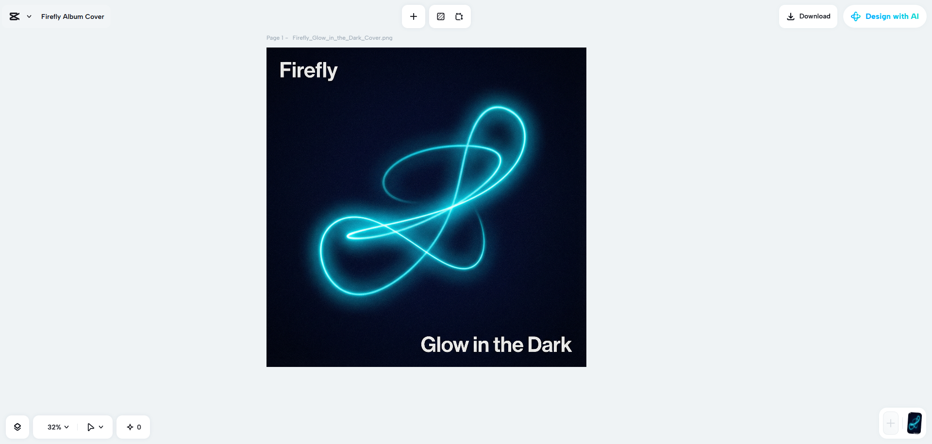 CapCut creating AI album covers