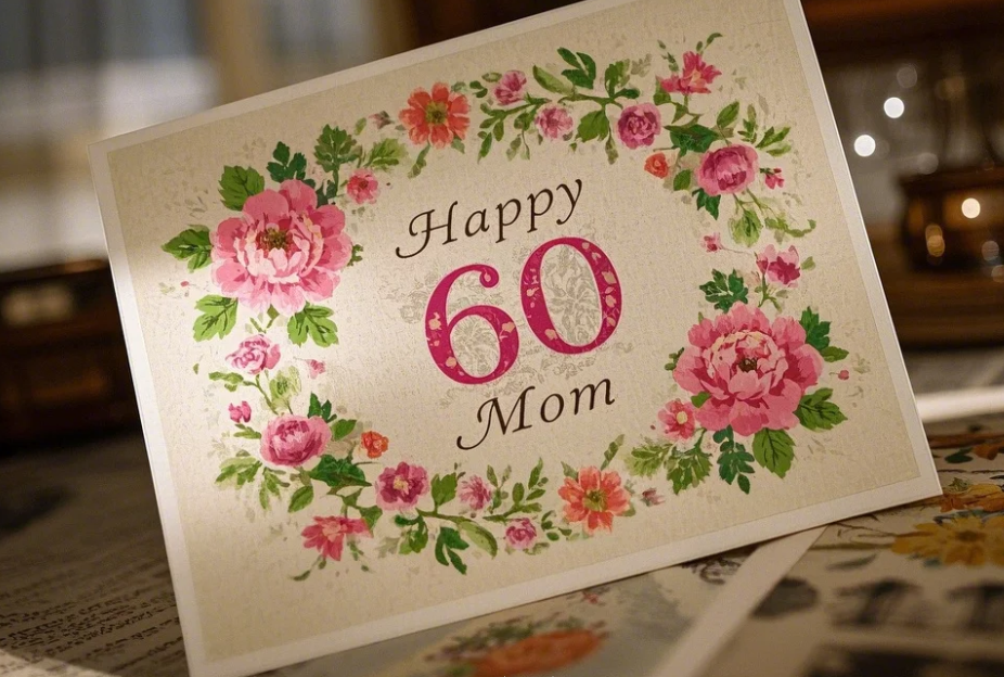 Mom 60th birthday card