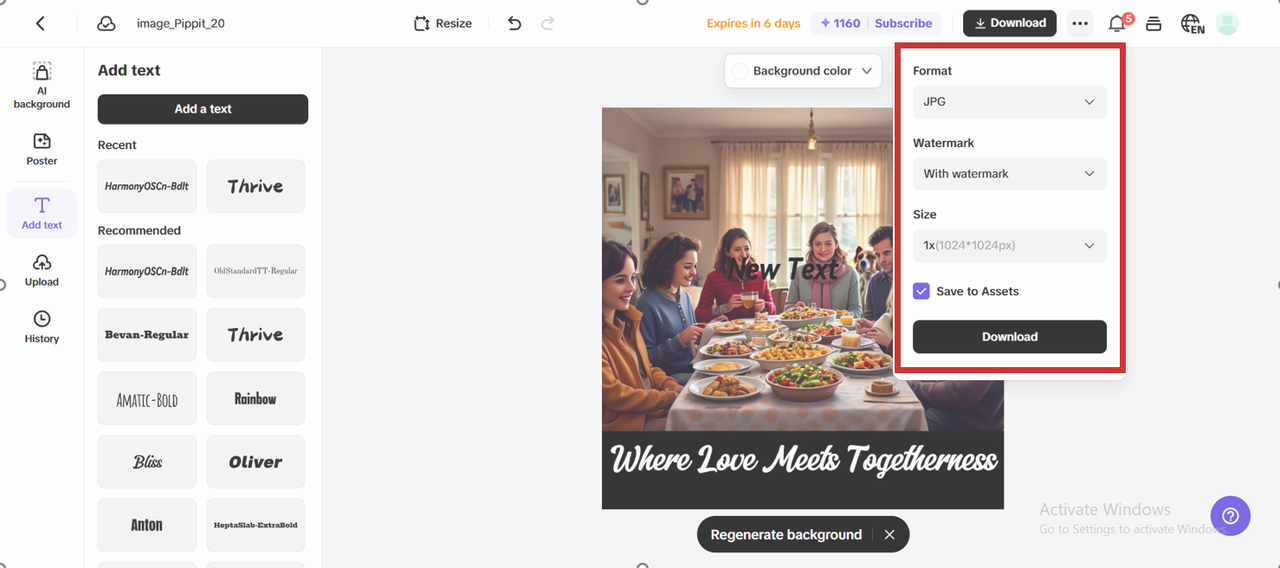 I-export at ibahagi ito